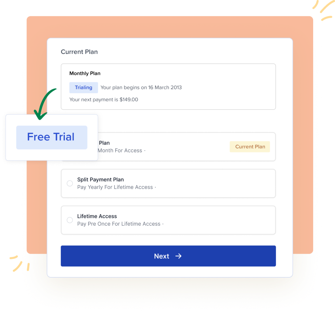 Digital Downloadable Products Subscription Management Features