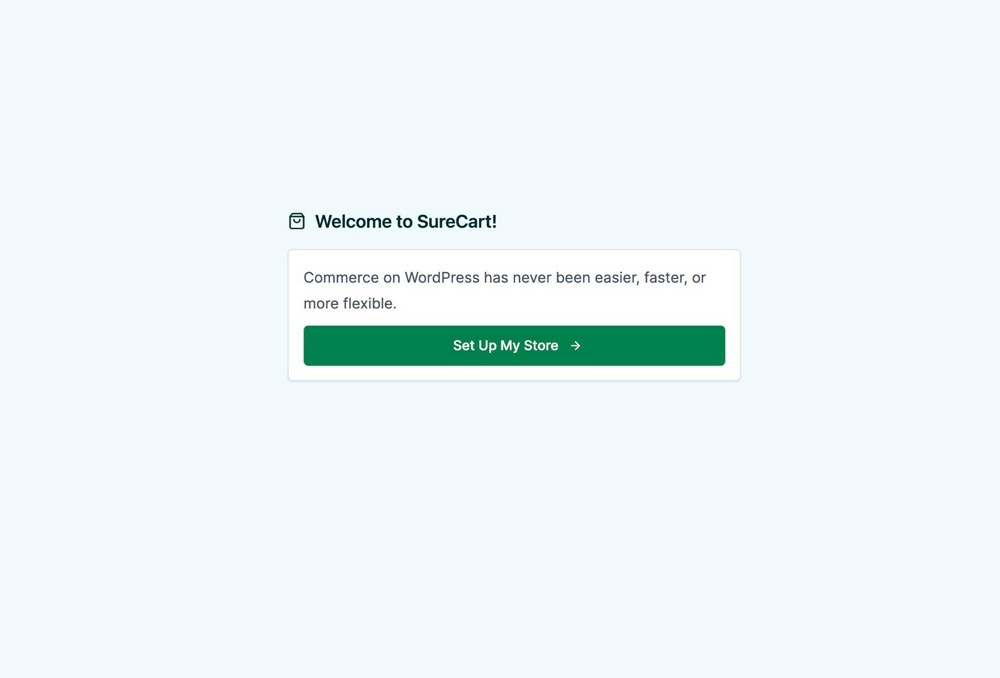 welcome to surecart