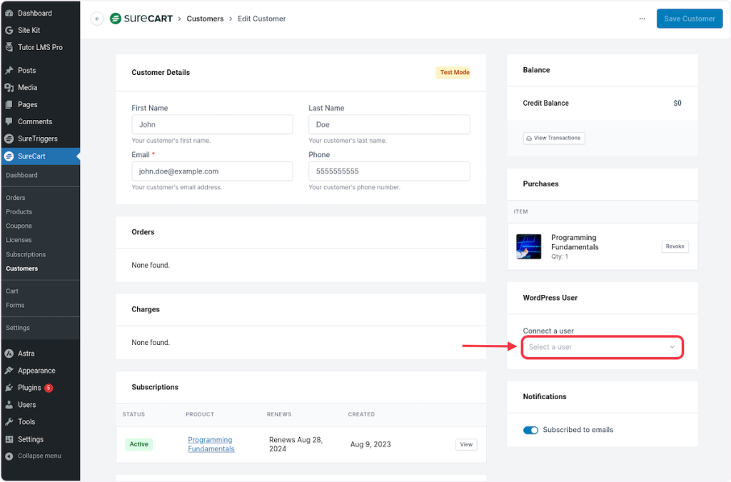 Manually Sync Your WordPress Users With SureCart Image 70 1024x675