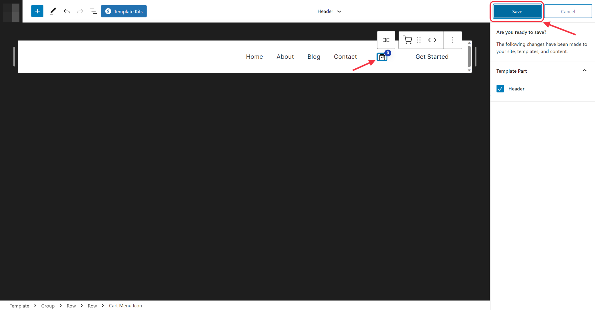 How to Enable & Disable Slide-out Cart SureCart Slide Out Cart FSE Cart Menu Icon