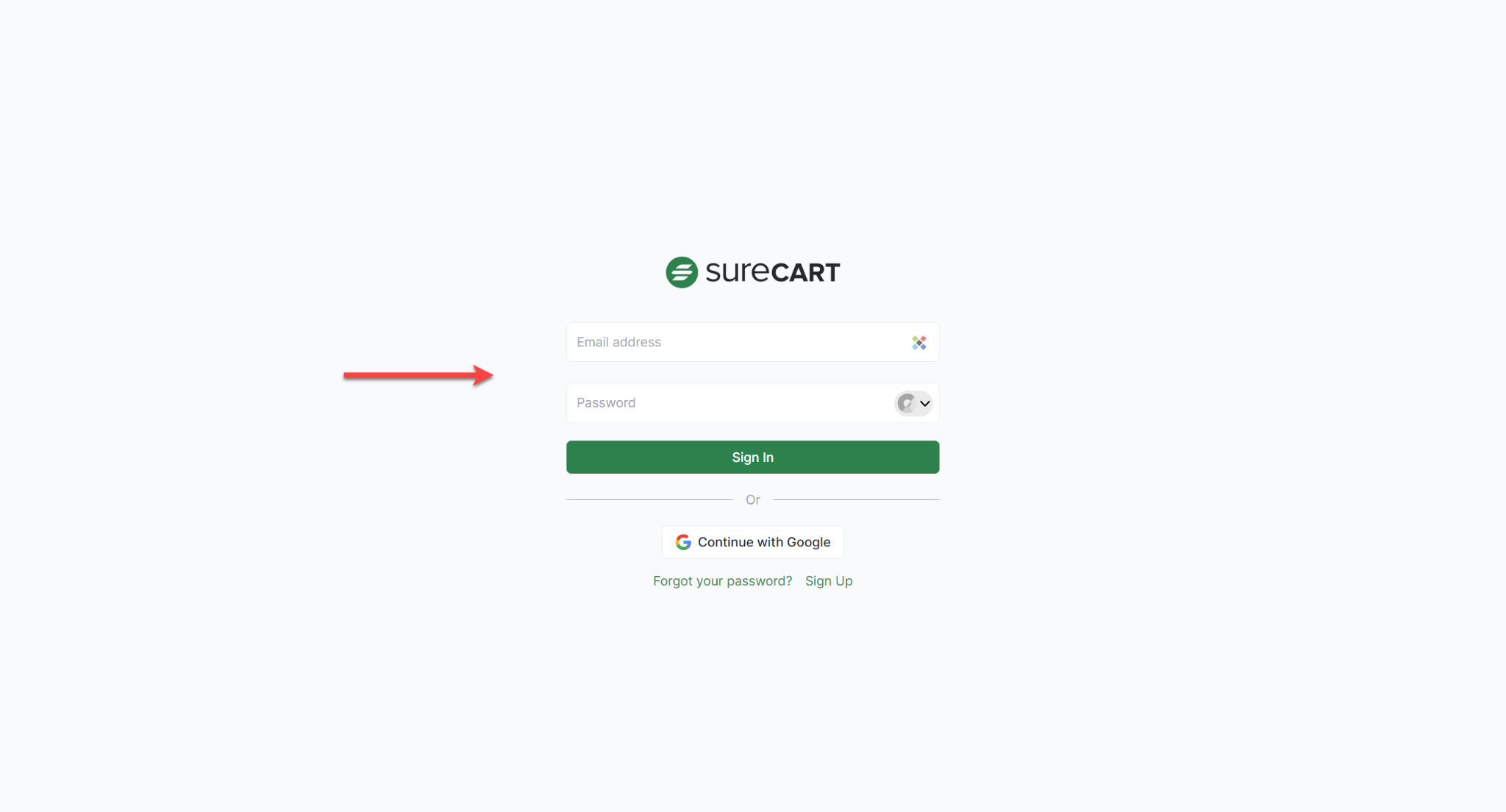 How to Clear Test Data SureCart store login