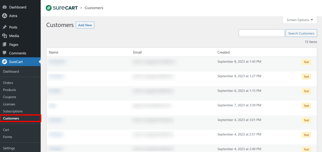 How to Revoke, Unrevoke or Expire Product Access Customers section