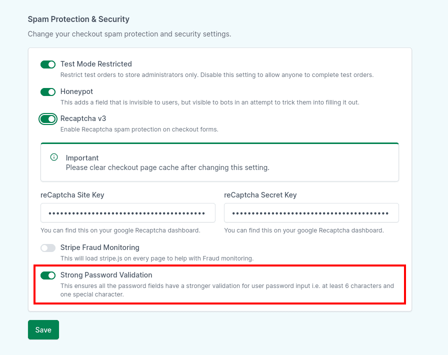 How to Enable Spam Protection and Security in SureCart Image 60