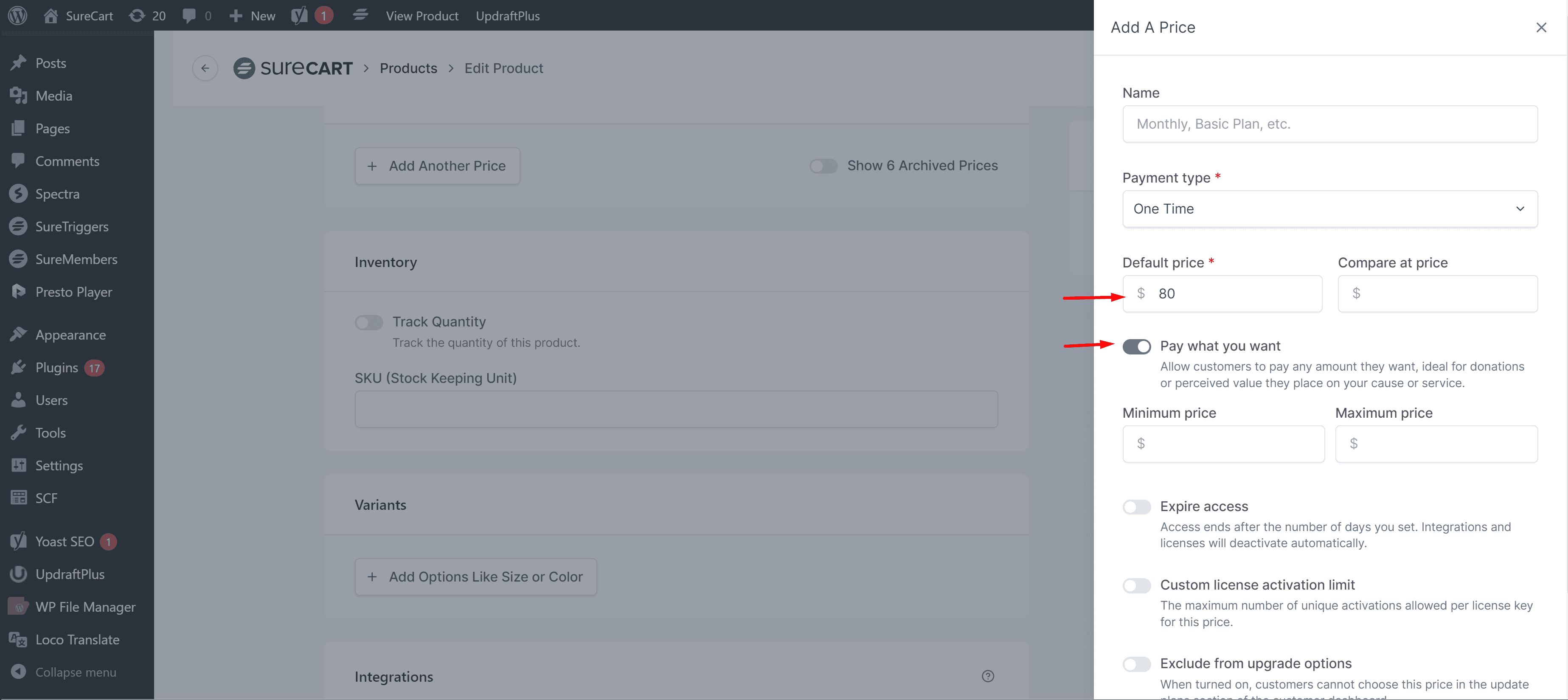 How to Set Up a Donation/Pay What You Want in SureCart Image 73