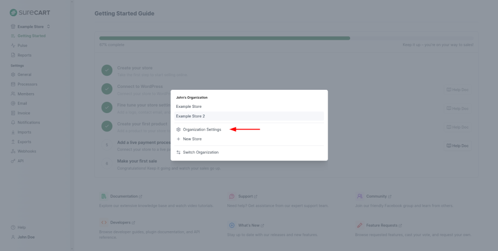 How to Switch Your Plans on SureCart Store Image 91 1024x517