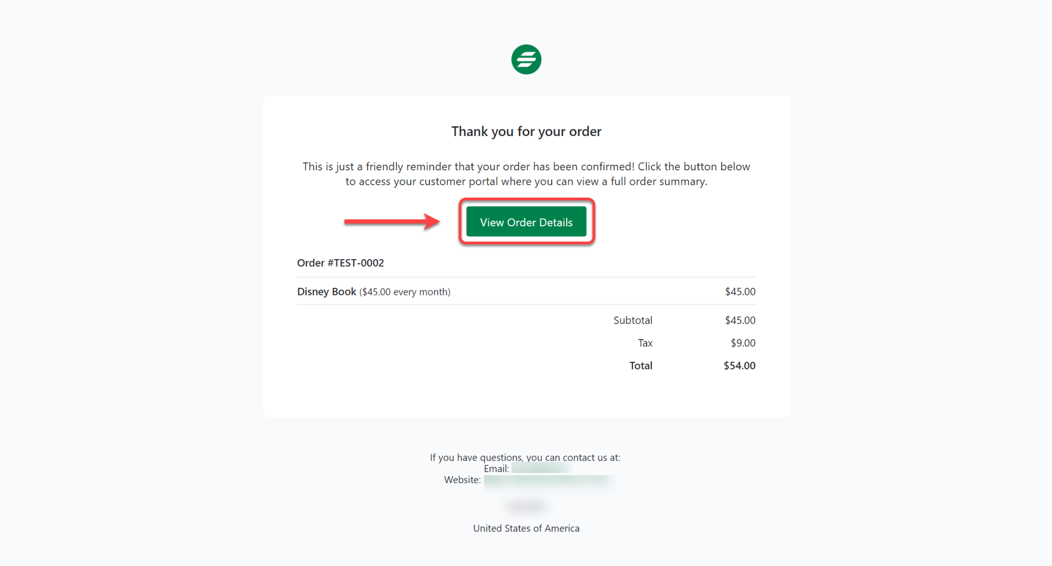 How Can Customers Access the Dashboard SureCart Email View Order Details
