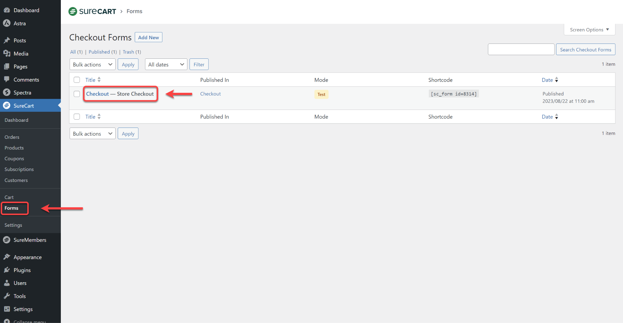 How to Set Up a Password Field During the Checkout Process SureCart Forms Checkout