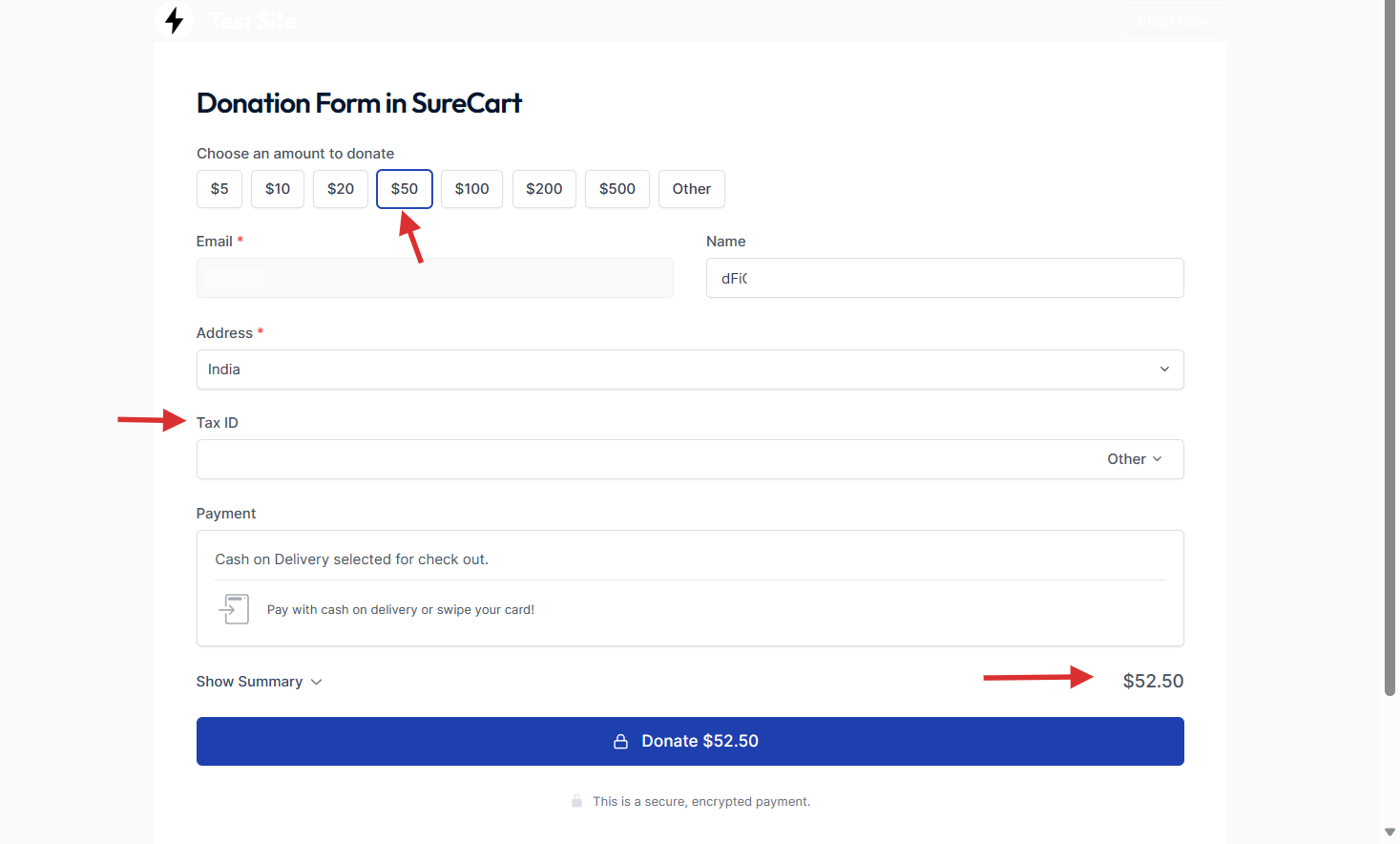 How to Set Up a Donation/Pay What You Want in SureCart Word Image 19863 1