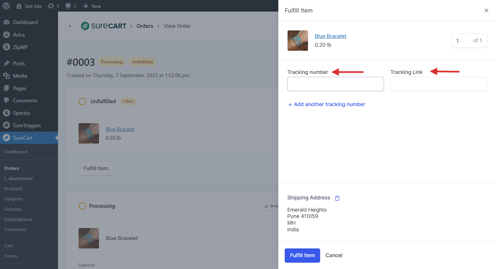 How to Add Tracking Number to an Order Word Image 19913 4