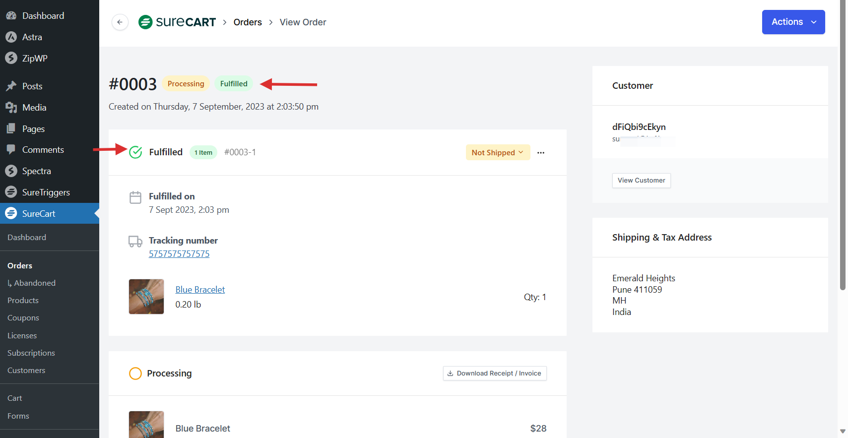 How to Add Tracking Number to an Order Word Image 19913 6