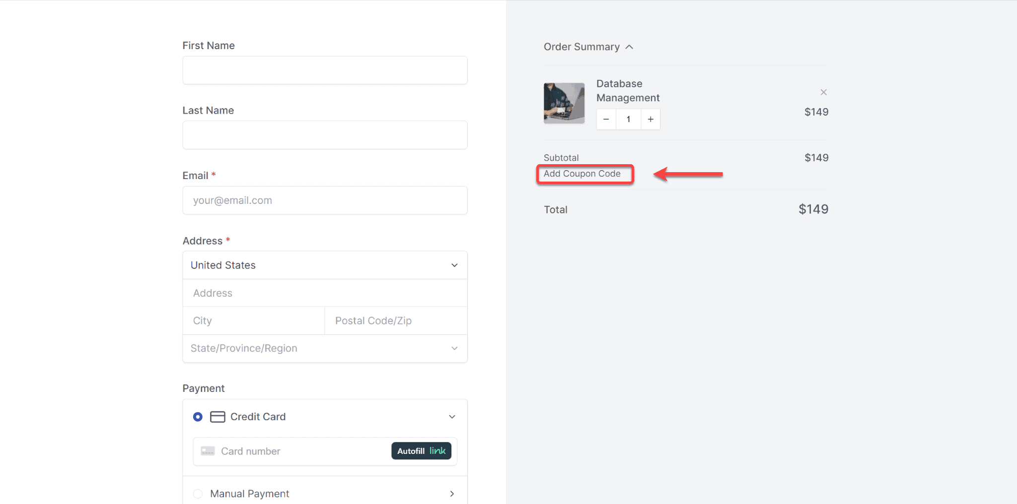 How to Remove Coupon Field From the Checkout Form SureCart Coupon Code