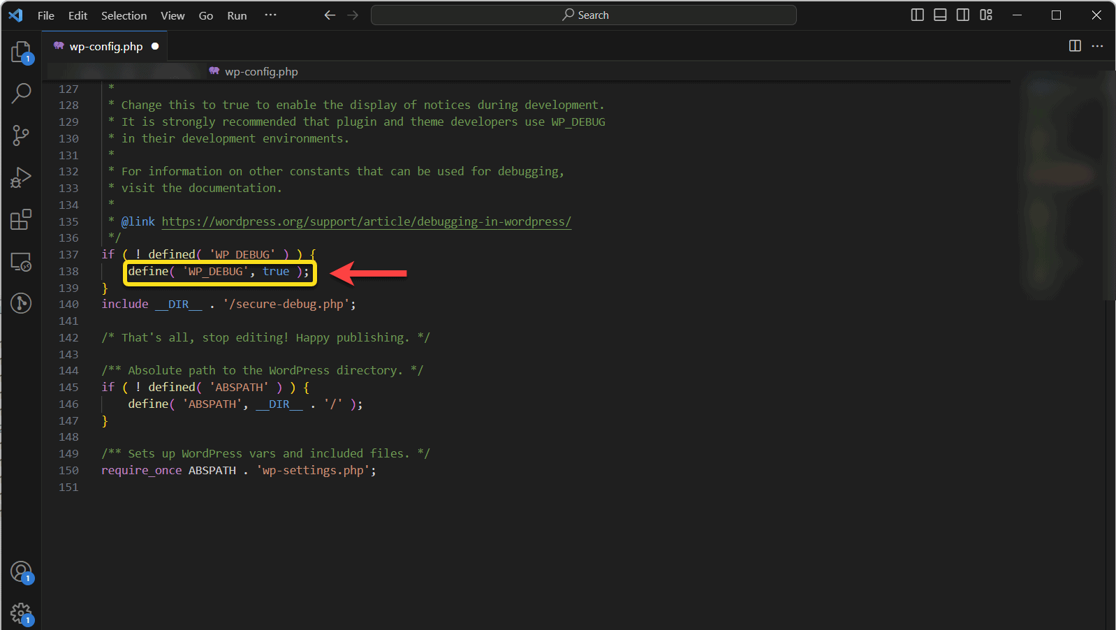 Fixing the "This response is not a valid JSON response". WP Debug Mode True
