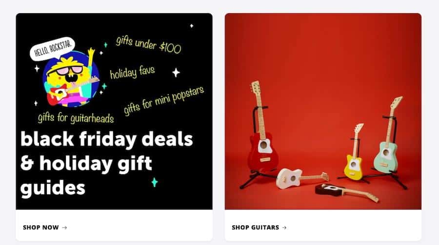 Loog Guitars holiday campaign
