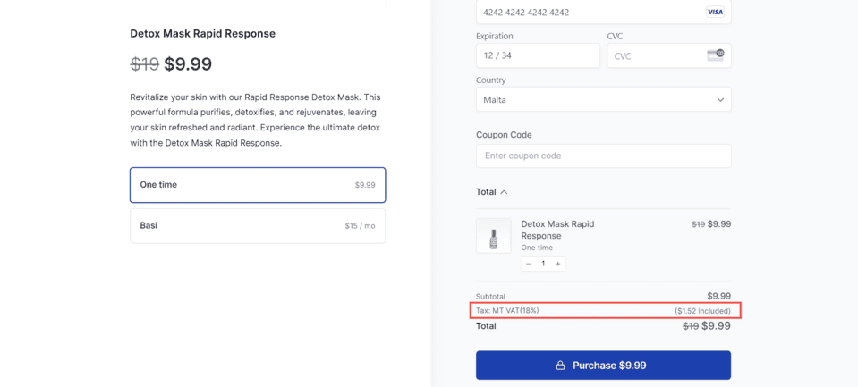 How to Collect Tax ID/VAT Numbers from Your Customers Product invoice