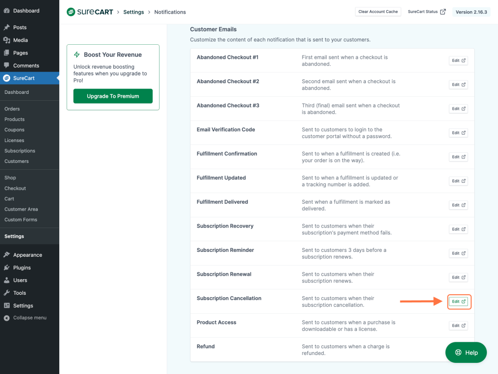 How to Customize Email Templates - SureCart