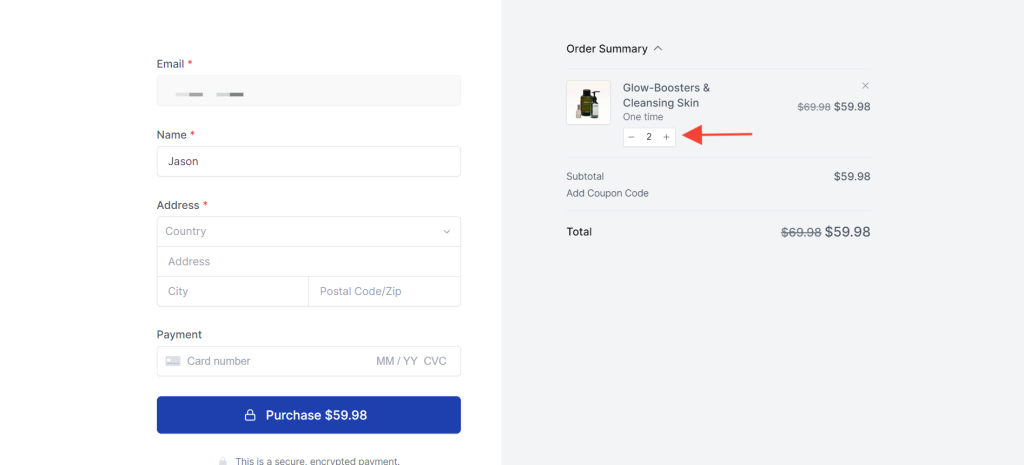 How to Disable Editing Quantities in Your Checkout Form Edit quantity icon
