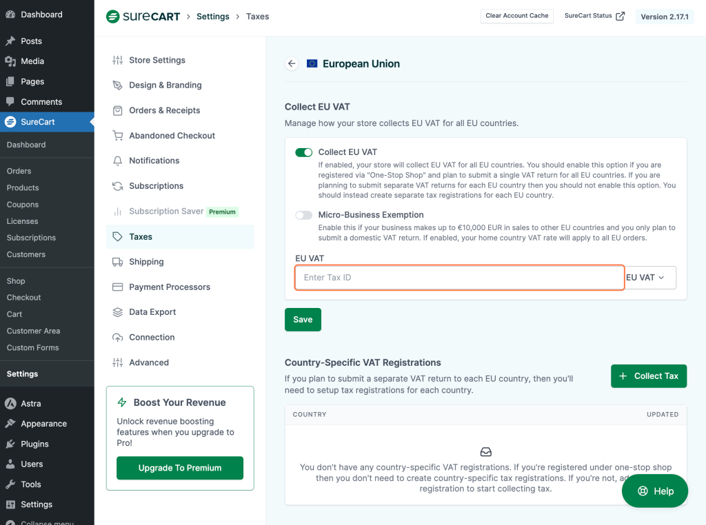 How to Display My Company's or My Customer's Tax ID/VAT on an Invoice Image 10 1024x762