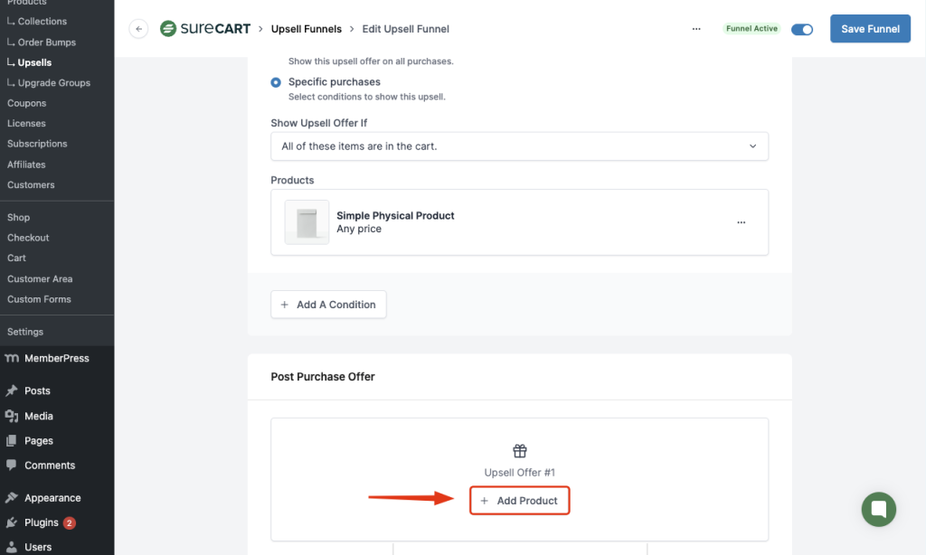 How to Enable Upsell Funnels in SureCart Image 127 1024x614