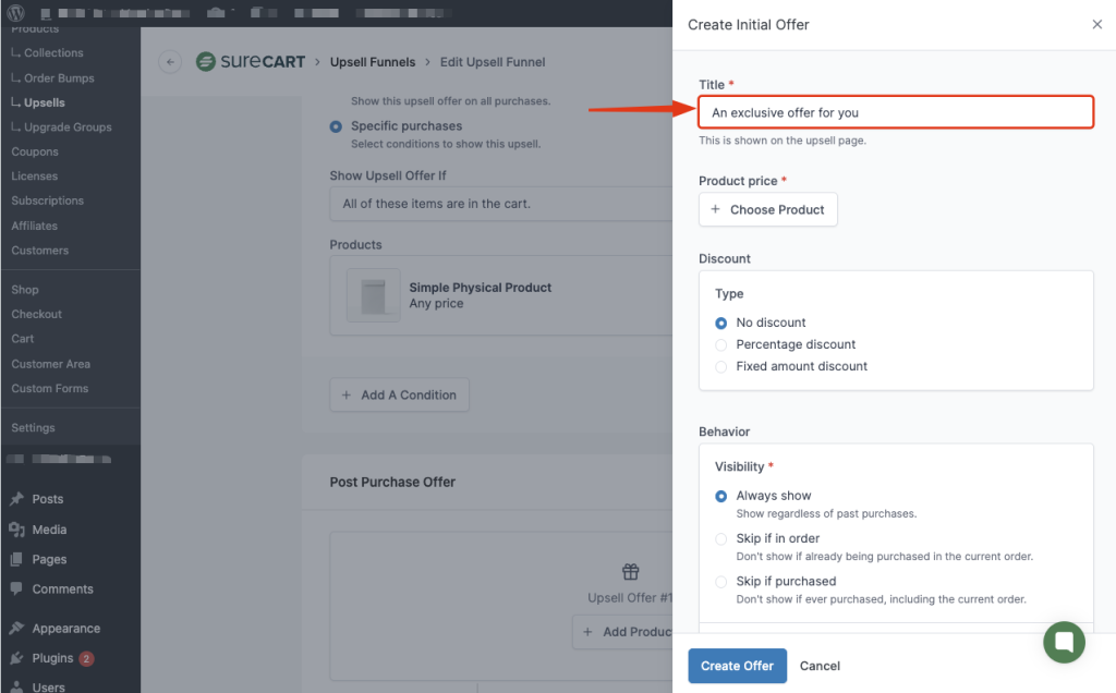 How to Enable Upsell Funnels in SureCart Image 128 1024x636