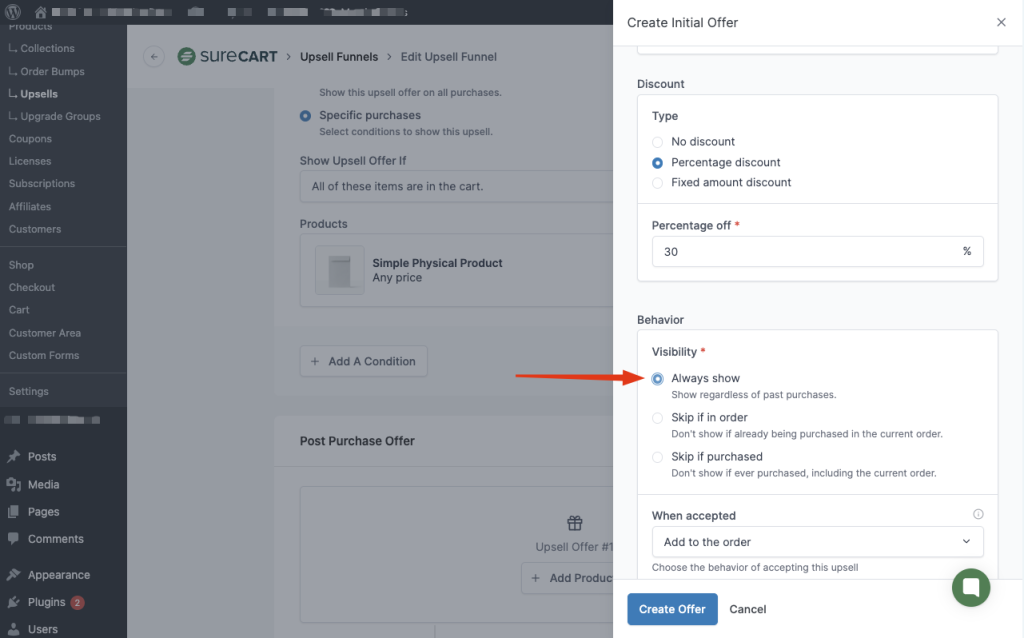How to Enable Upsell Funnels in SureCart Image 133 1024x638