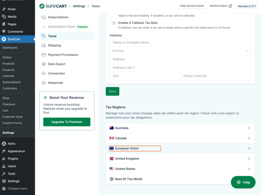 How to Display My Company's or My Customer's Tax ID/VAT on an Invoice Tax Regions