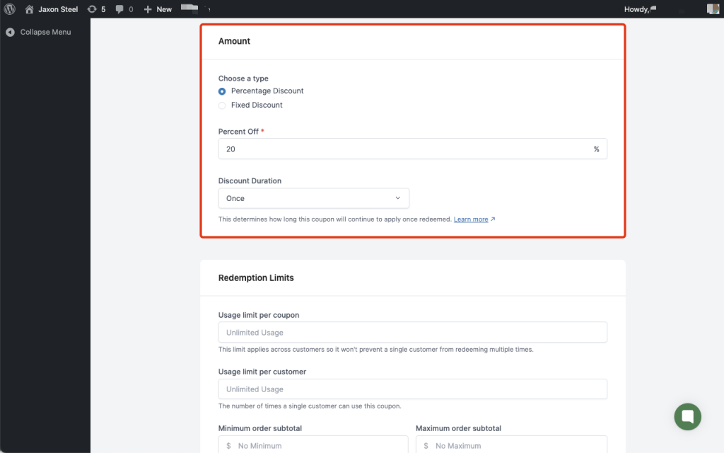 How to Create Affiliate Coupon Codes in SureCart Image 154 1024x640