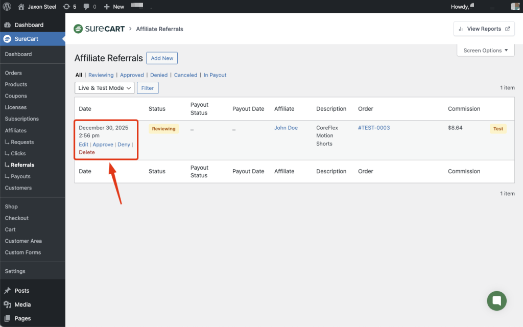 How to Create Affiliate Coupon Codes in SureCart Image 160 1024x640