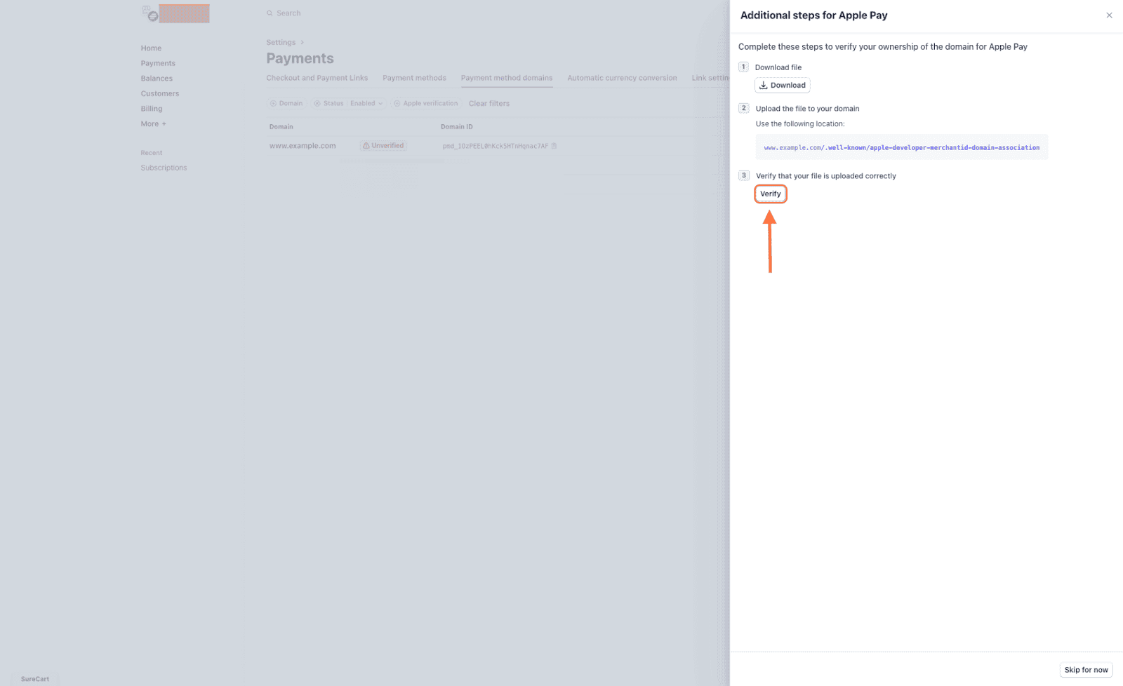 Setting Up Apple Pay on Your Stripe Account Image 49 E1712584737724