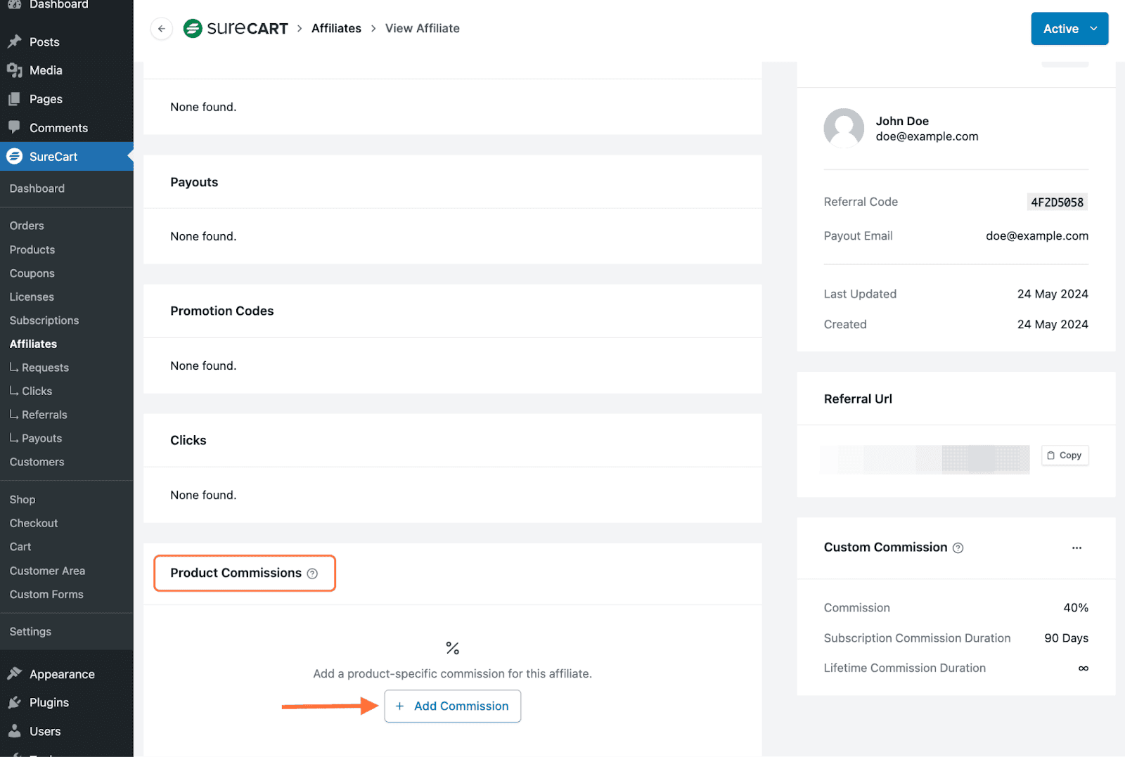 How to Override Commission Amounts for Certain Affiliates add product specific commissions
