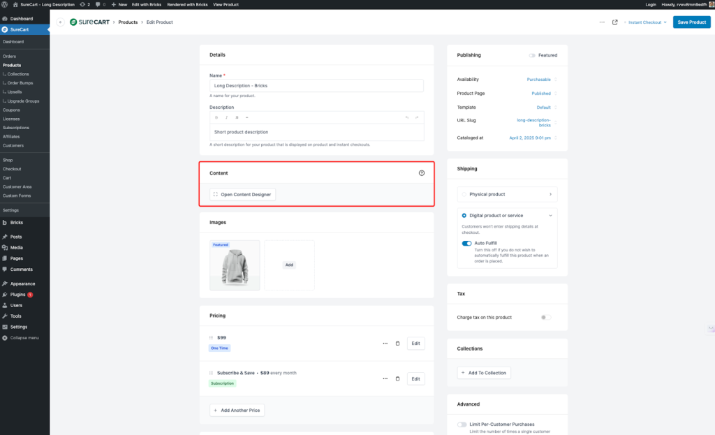 How To Customize Product Content (Long Description) Image 13 1024x623