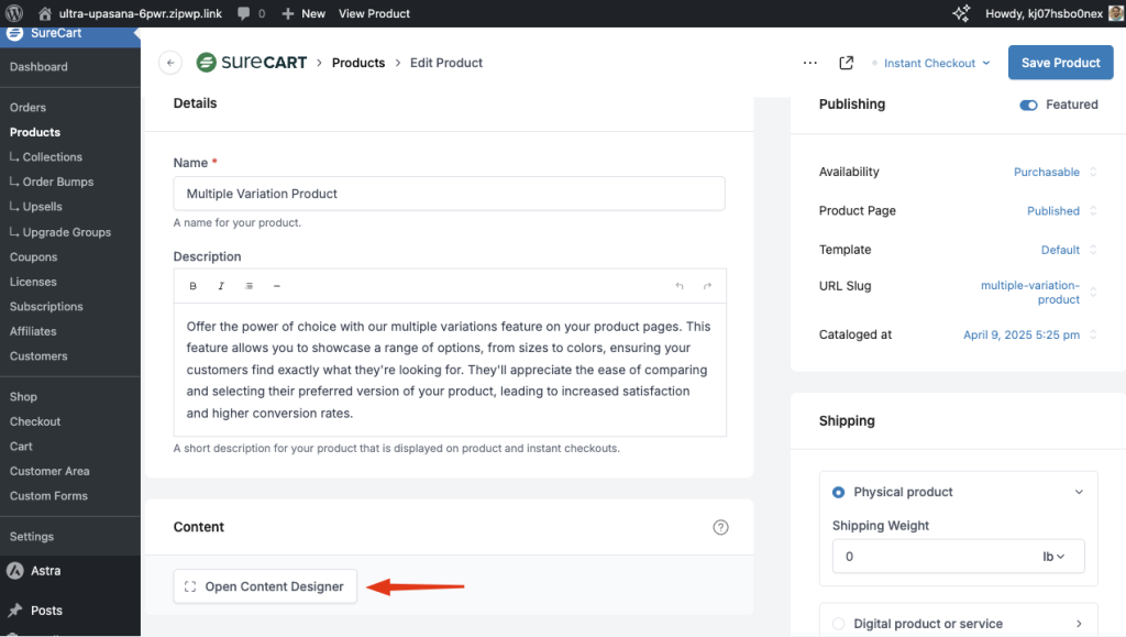 How to Create and Edit Product Content (Long Description) in Elementor Image 2 1024x579
