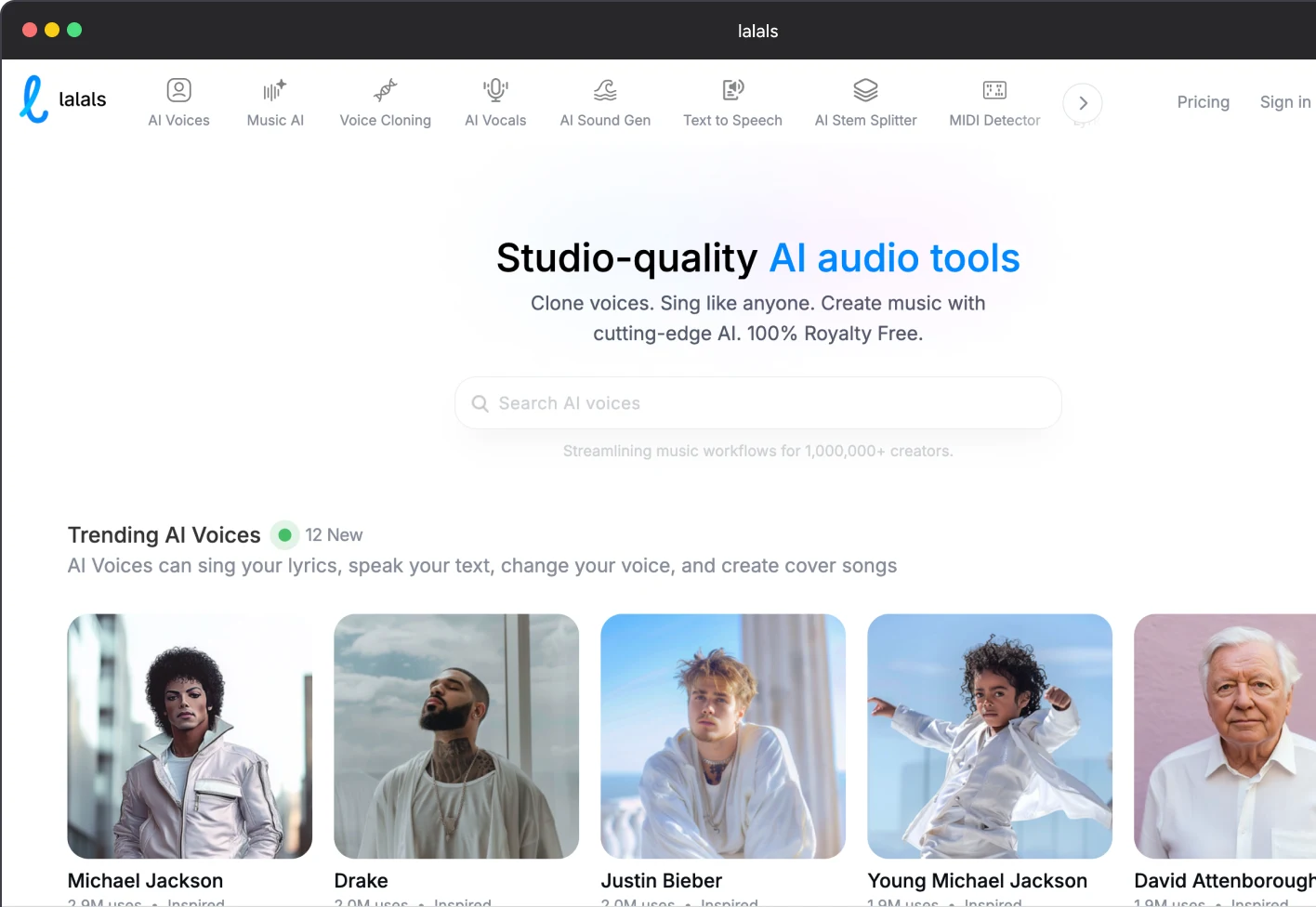 Saas Product Website Example