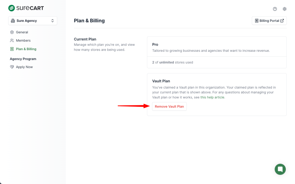 Vault - Redeem & Manage Your SureCart Pro Plan Image 19 1024x640