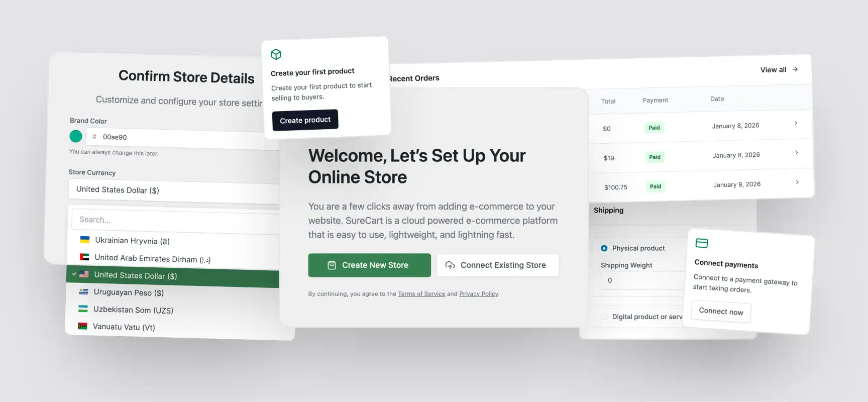 Features Create Your Store - Feature Visual