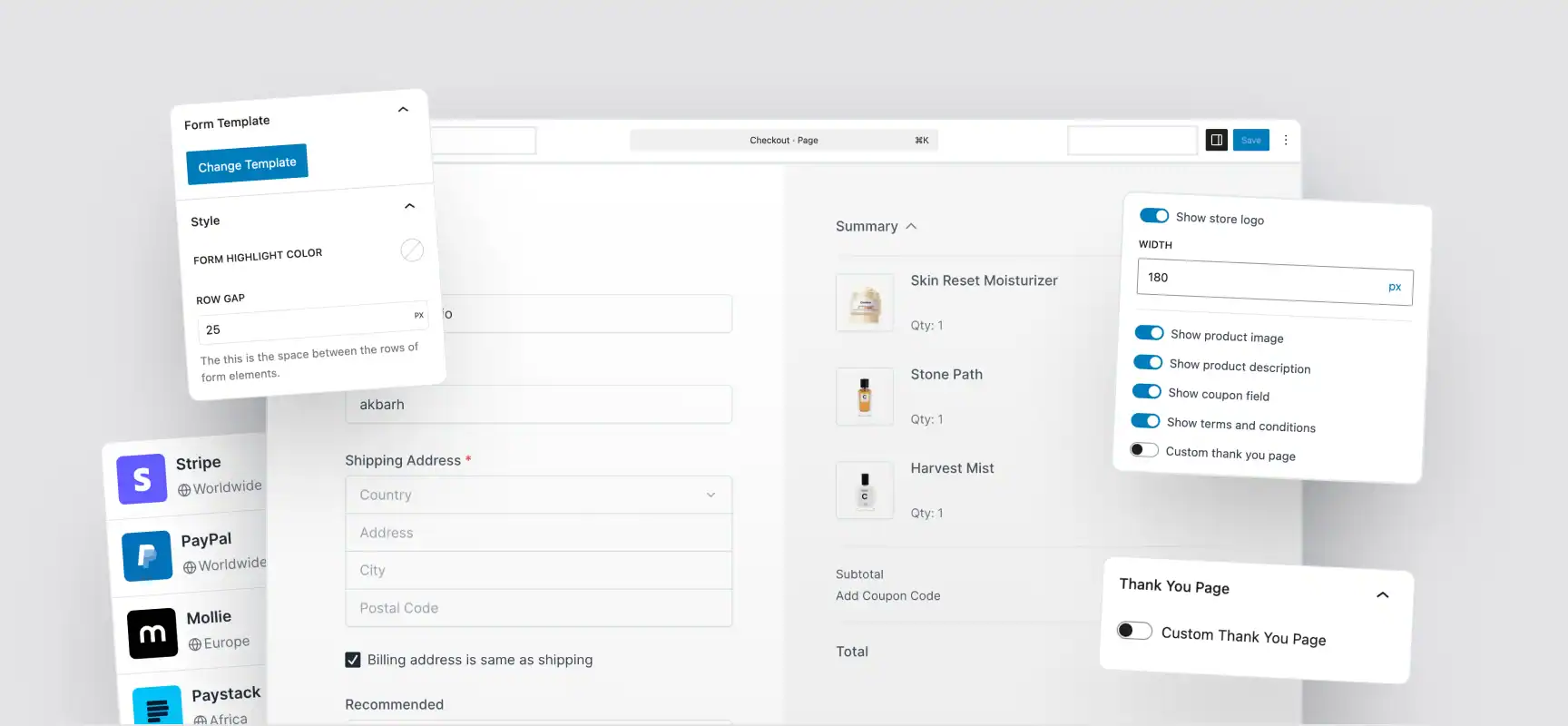Features Personalized Checkout Experience - Feature Visual