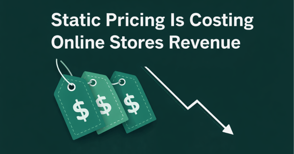 Impact of static pricing on online stores