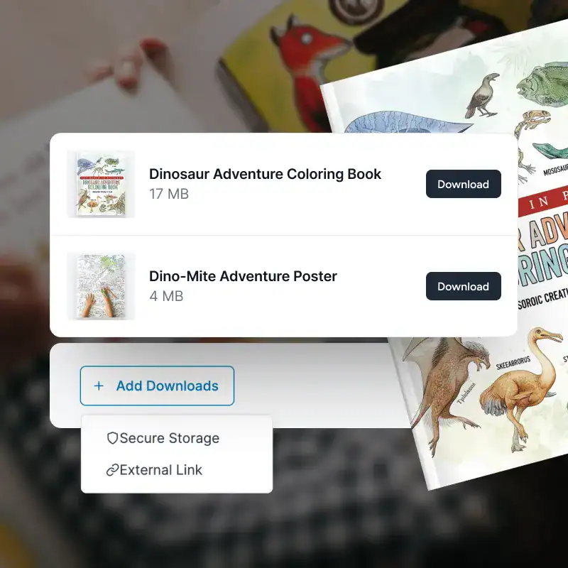 Use Cases Digital Downloadable Products