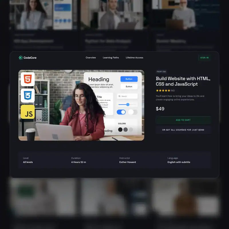 Use Cases Online Courses
