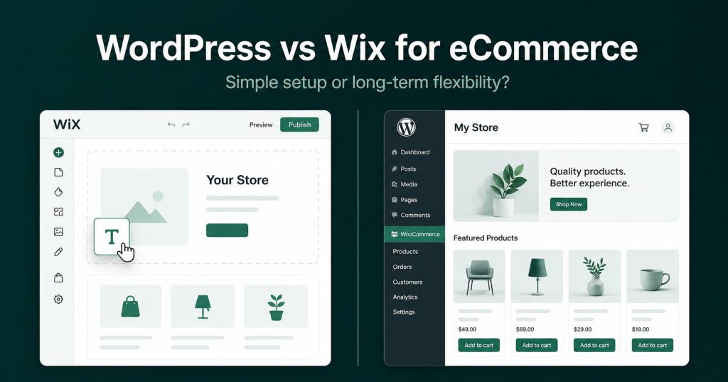 WordPress vs Wix for eCommerce: Which is Better in 2026?