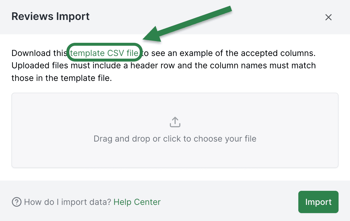 How to Import Reviews in SureCart Review Csv Window 3