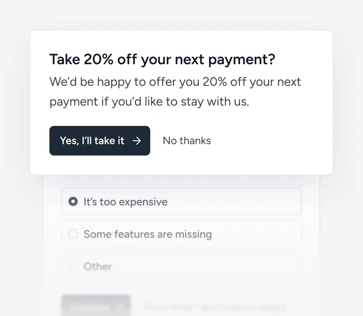 SureCart Subscription Saver – Reduce Cancellations and Churn