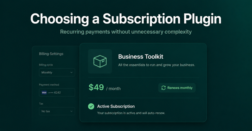 WordPress Subscription Plugins (Best Options Compared)