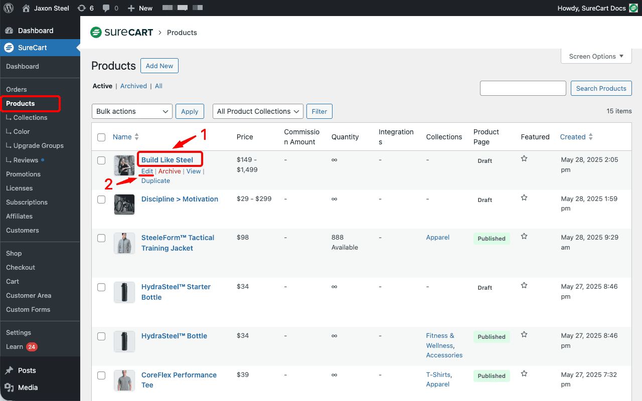 Making a First Sale with SureCart - SureCart