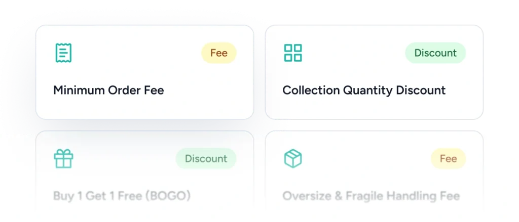 Checkout Builder SureCart dynamic pricing rule example: Minimum Order Fee