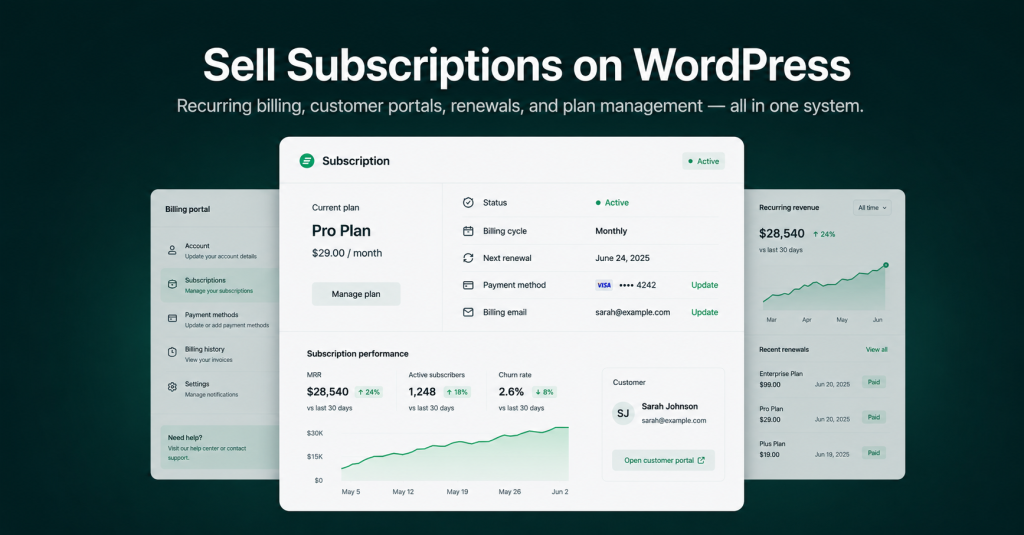 How to Sell Subscriptions Online on WordPress (2026 Guide)