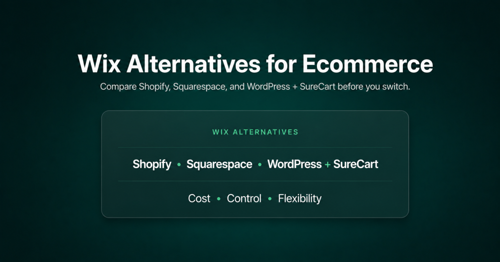 Wix Alternatives for Ecommerce (Why People Switch)