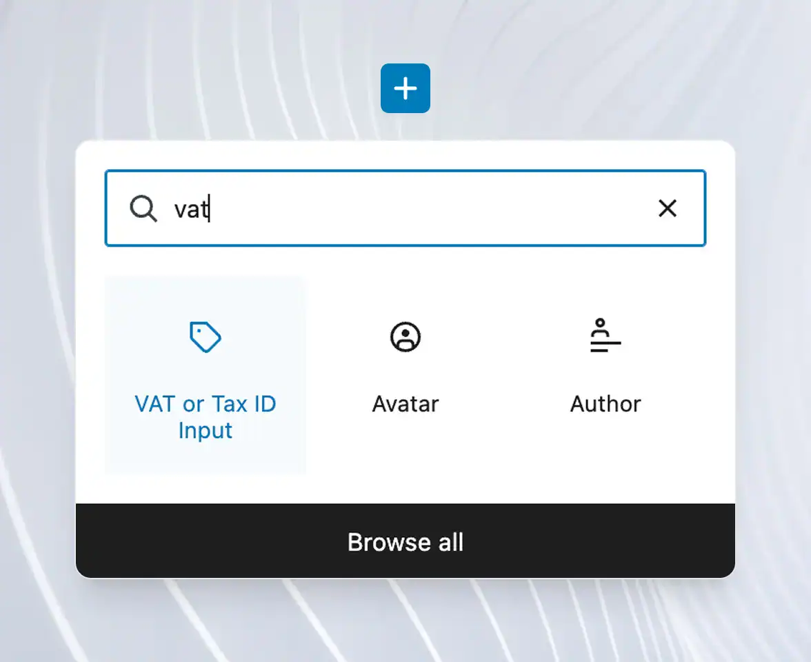 International Ecommerce Automatically show the right tax ID field based on your customer's location