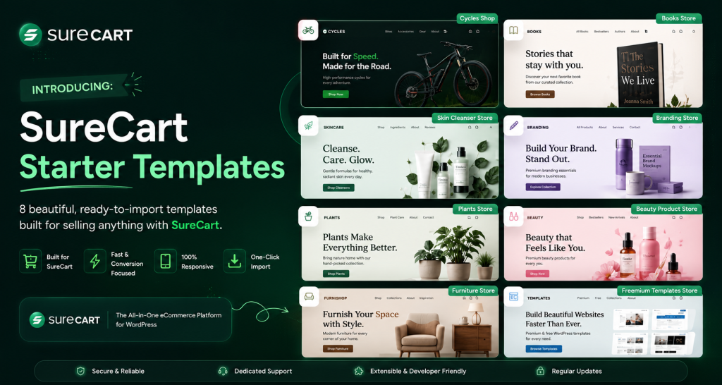 SureCart Starter Templates 1024x546