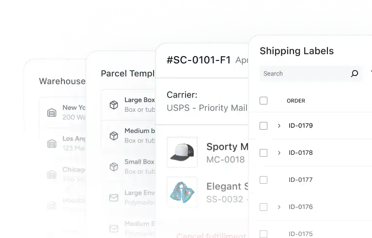 Shipping & Fulfillment Organized Shipments