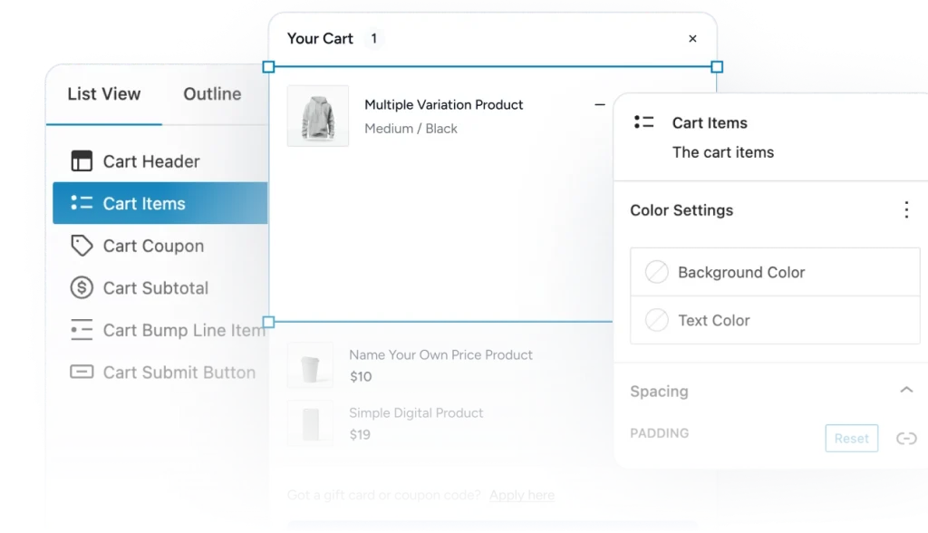 Customizing SureCart checkout, shop, product, cart and customer dashboard pages without code